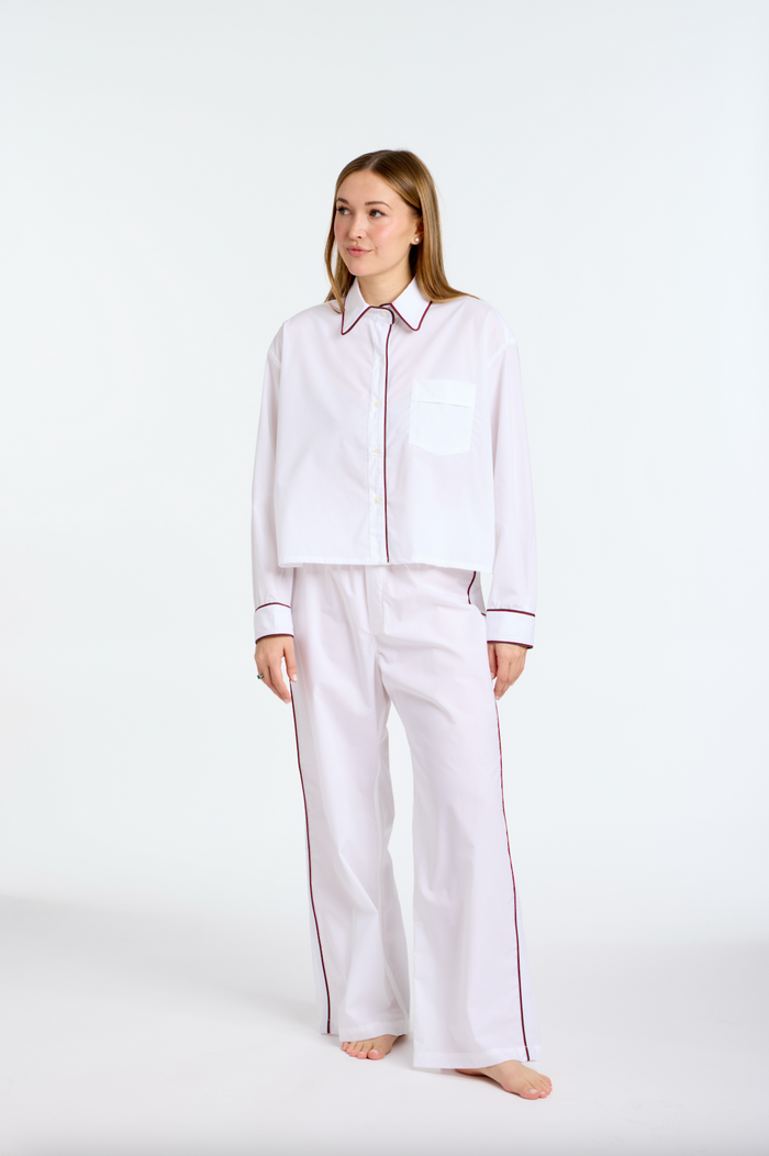 Le Classic Pant in Cotton & Double Silk