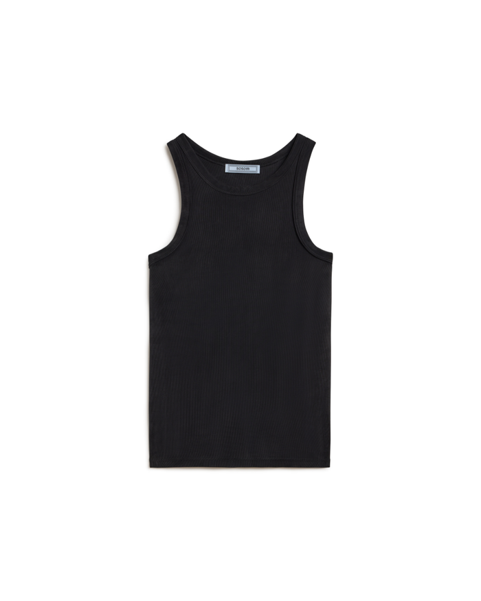 Thelma Tank in Cupro